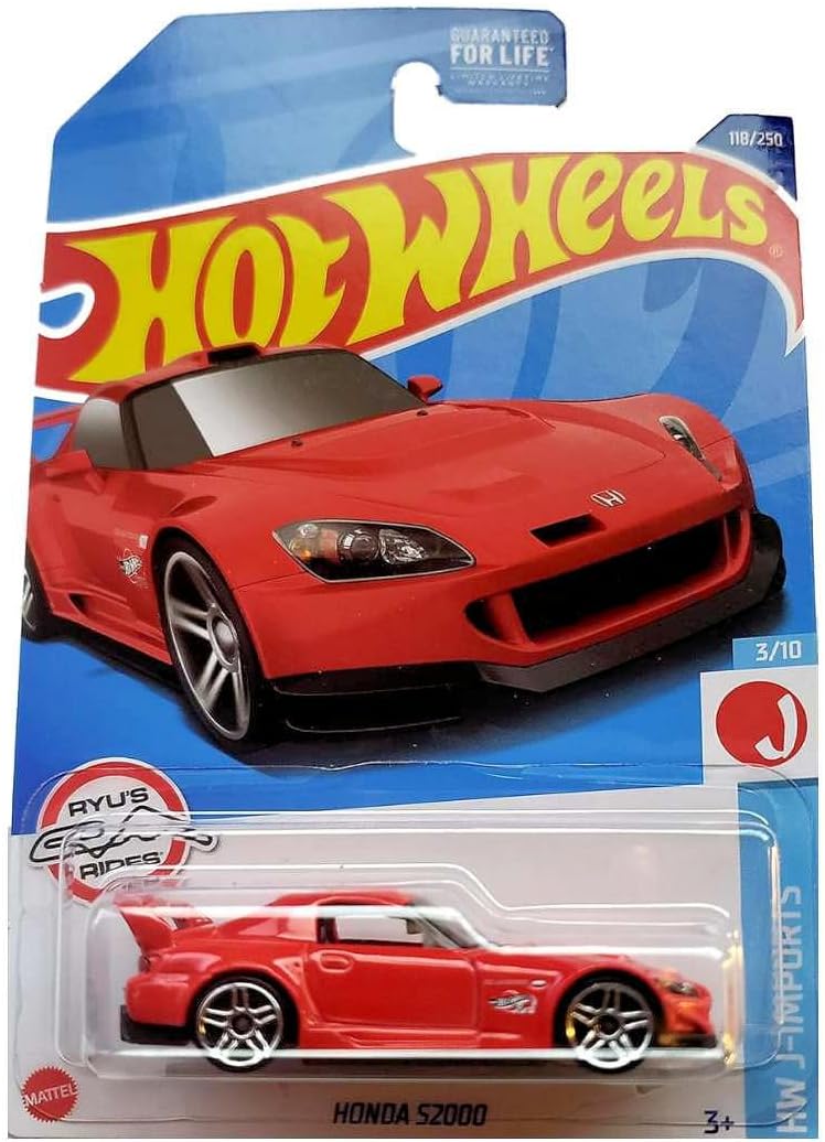 Hot Wheels 2022 Import Tuner Die‑Cast 5‑Pack (L2593‑977M) | Toyota Supra, Honda Civic Custom, Mazda RX‑7, Honda S2000 & Nissan Intelligent Mobility | 1:64 Scale – Ages 3+