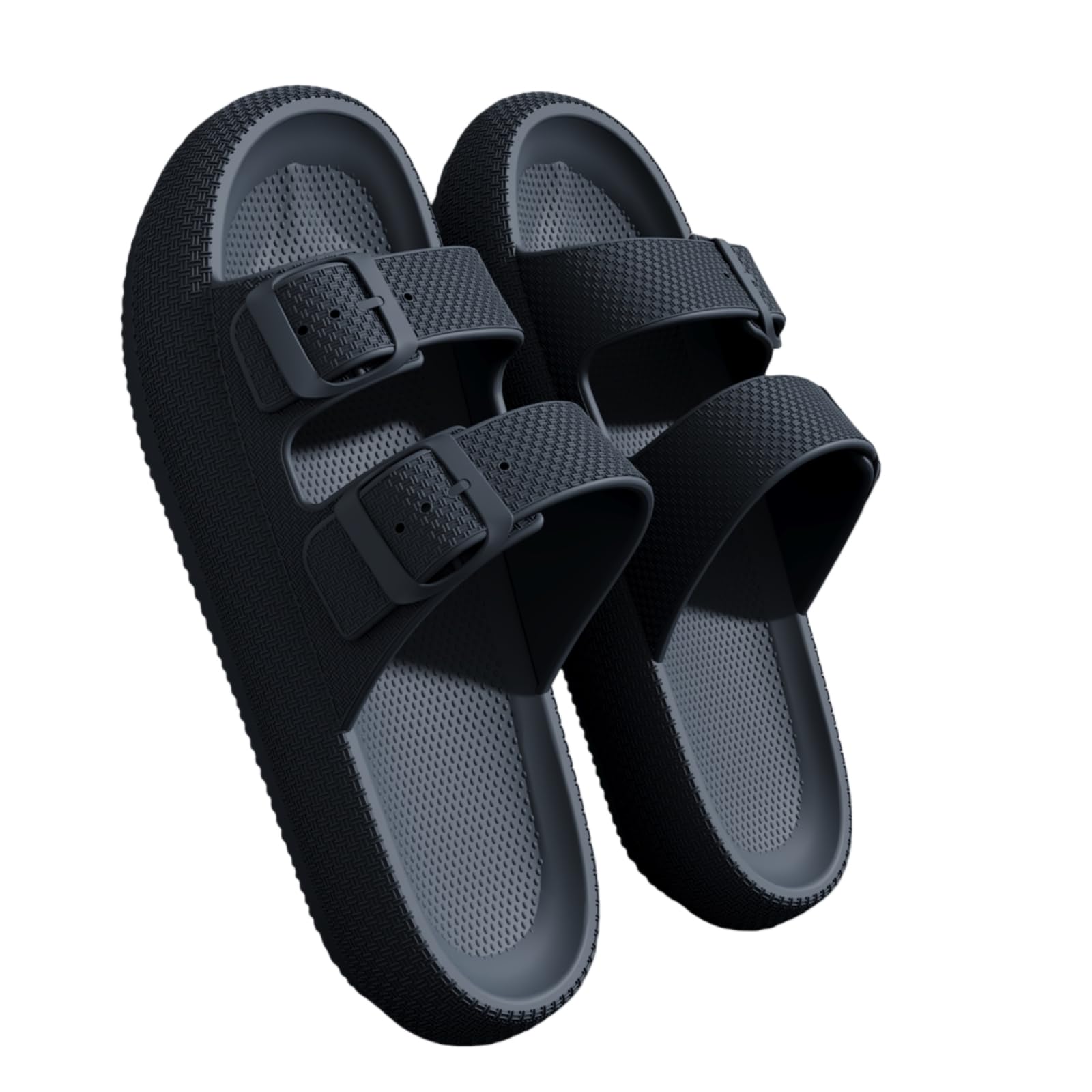 Chaussons de douche anti-dérapants homme avec semelle extérieure épaisse