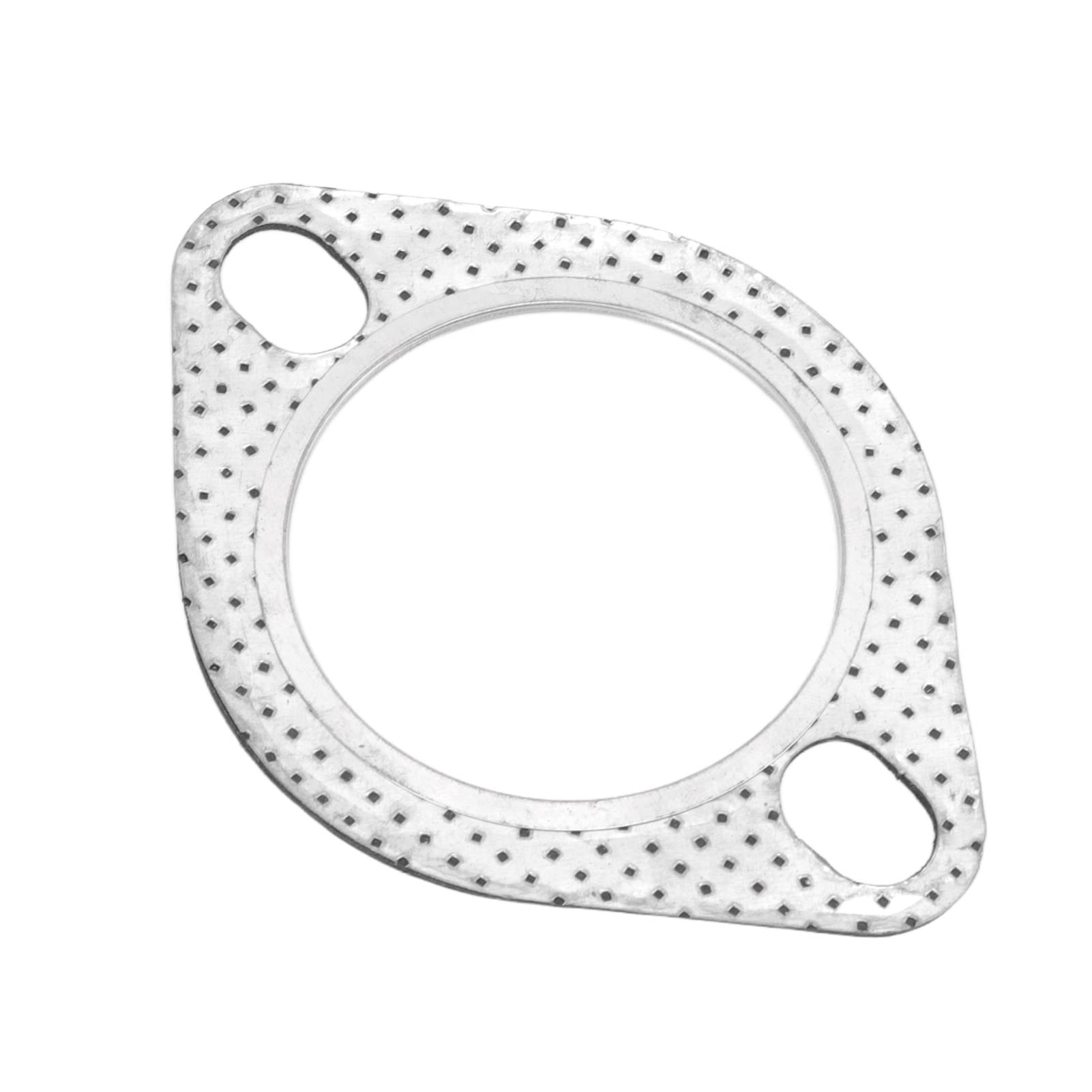 Echappement 55Mm,2 Pièces 2 2.5 Pouces D'Échappement,Brides,2 Pièces 2 2.5 Pouces D'Échappement Contion Kit Acier Inoxydable Universel Pour Échappement Npipe Catback En-Têtes
