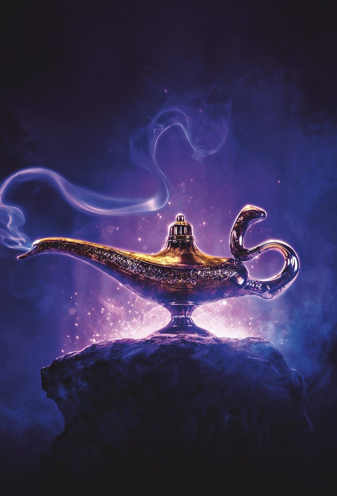 Aladdin 2019 48 A0 Poster on Canvas - Movie Art Poster in varie dimensioni per idee soggiorno o camera da letto. Immagini di film cult senza bordi Classic Iconic 70s 80s 90s Vintage Retro Home Wall D
