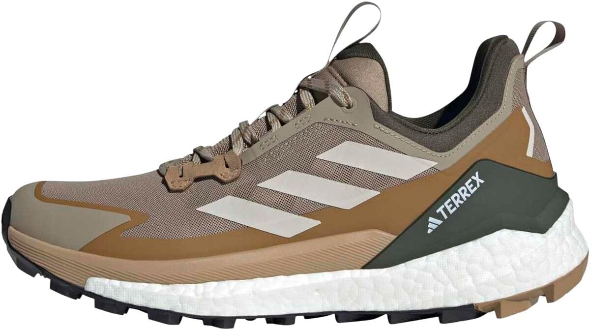adidas Terrex, Free Hiker 2 Low Hiking Shoe - Men's, Blanch Cargo/Wonder Alumina, 12.0