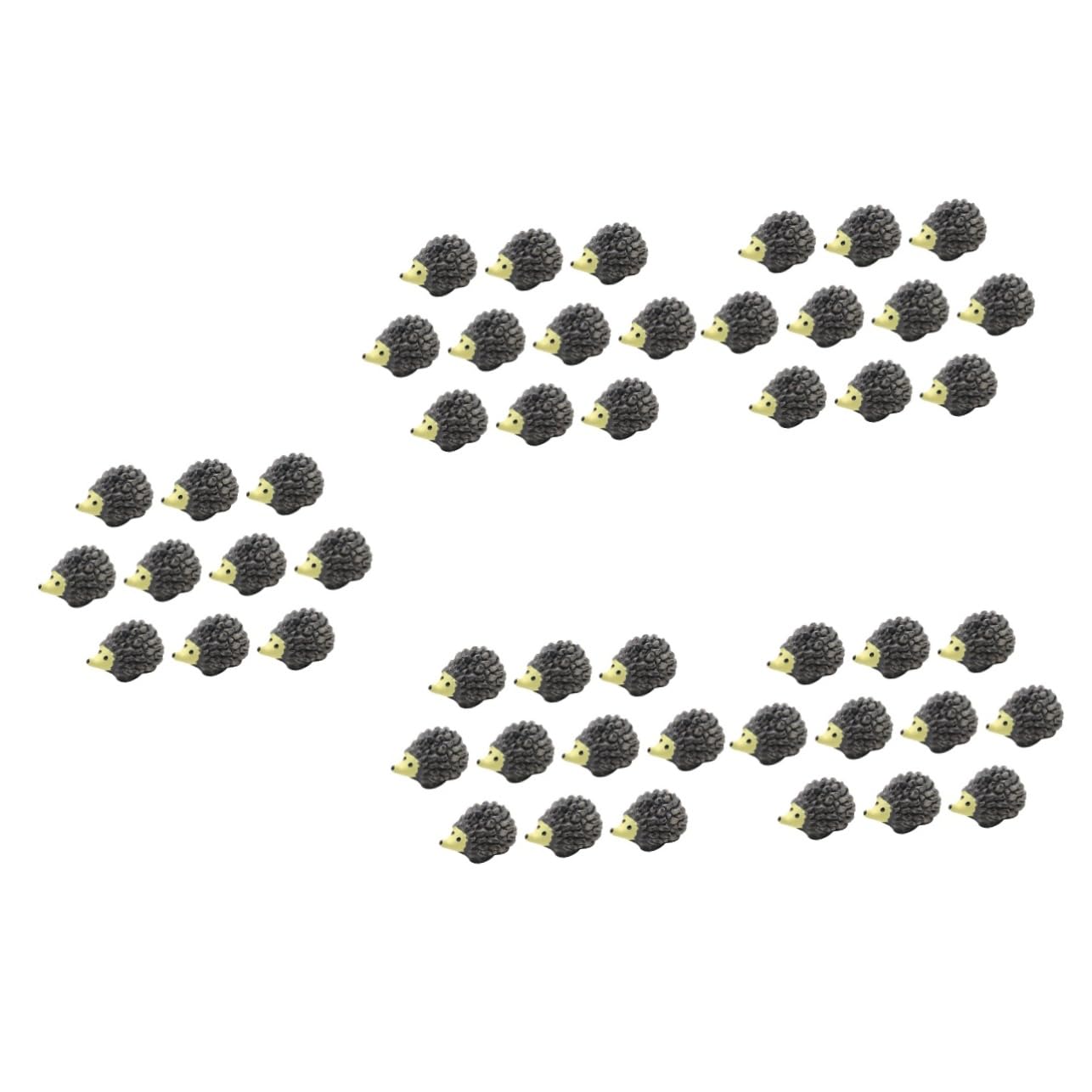 Ornements Miniatures de Jardin : Solution Créative avec 50 Hérissons en Résine pour Pots