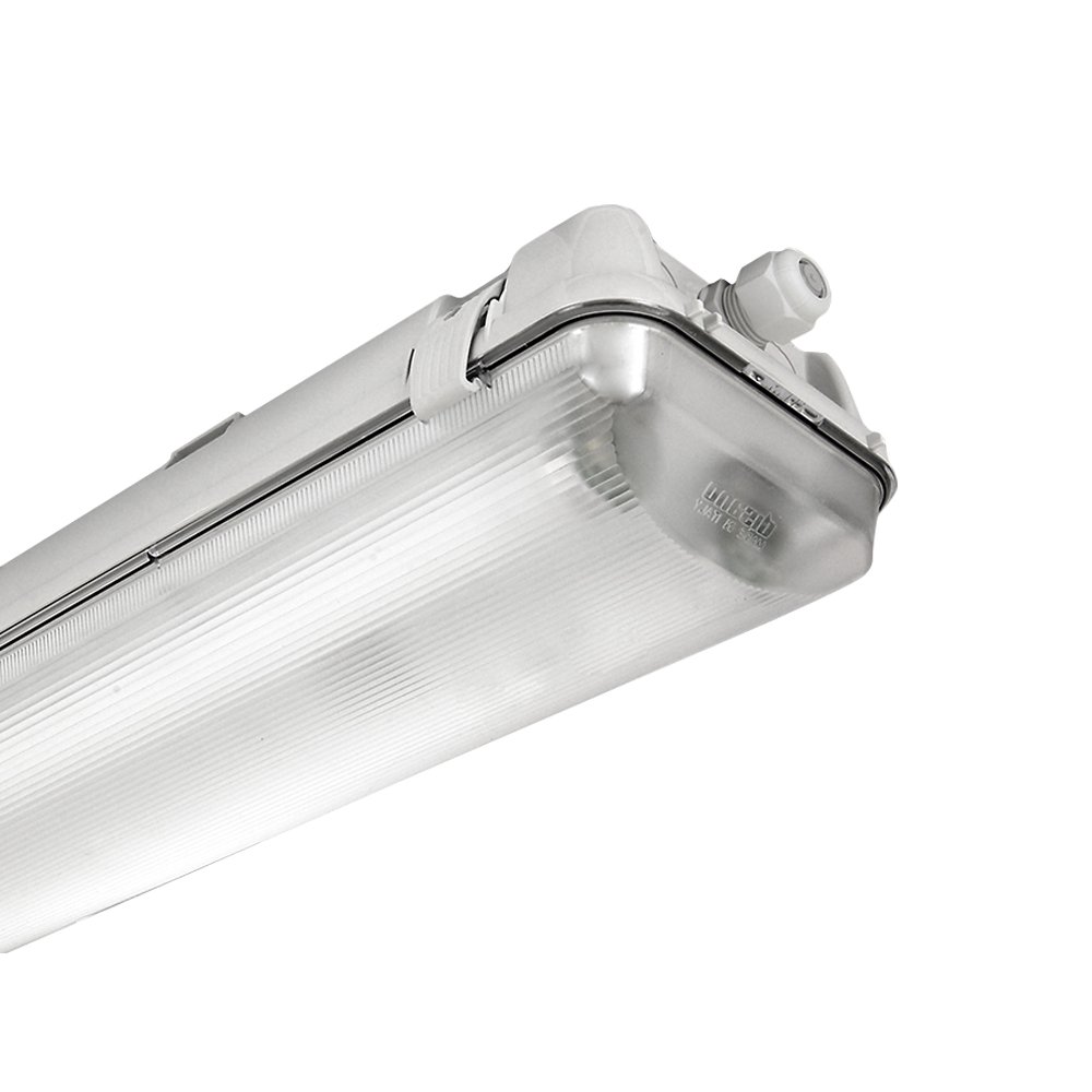 Réglette étanche DISANO 16453400 921 double tube pour eclairage technique de parking