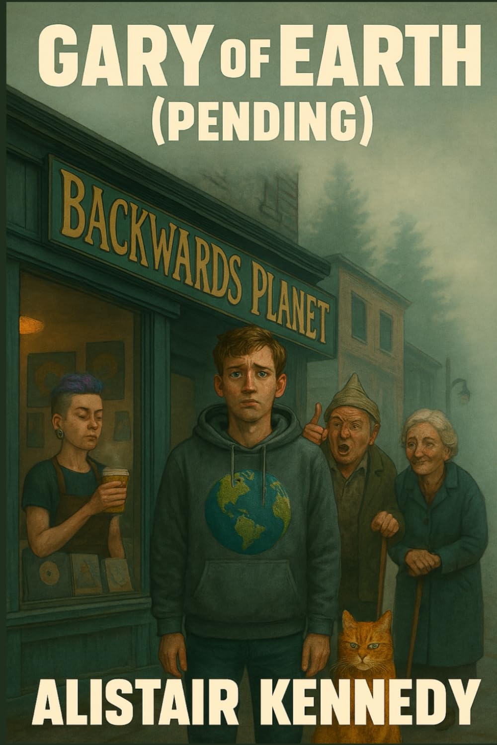 Gary of Earth (Pending): A Hilarious Sci-Fi Tale of Aliens, Coffee, and Bookshops: A YA Sci-Fi LGBT Comedy About Aliens, Identity, and a Very Suspicious Cat