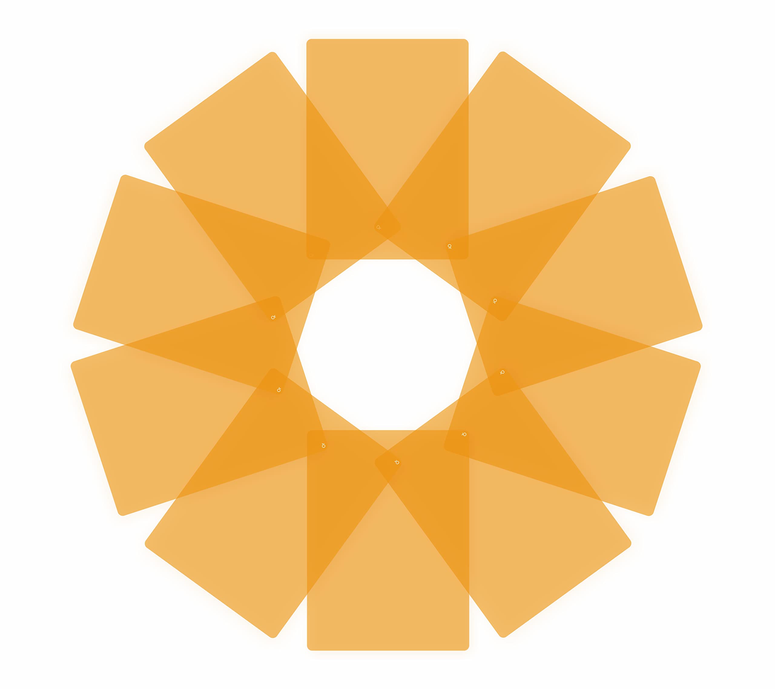 Crossbow Education Page Overlay - Orange (Pack of 10)