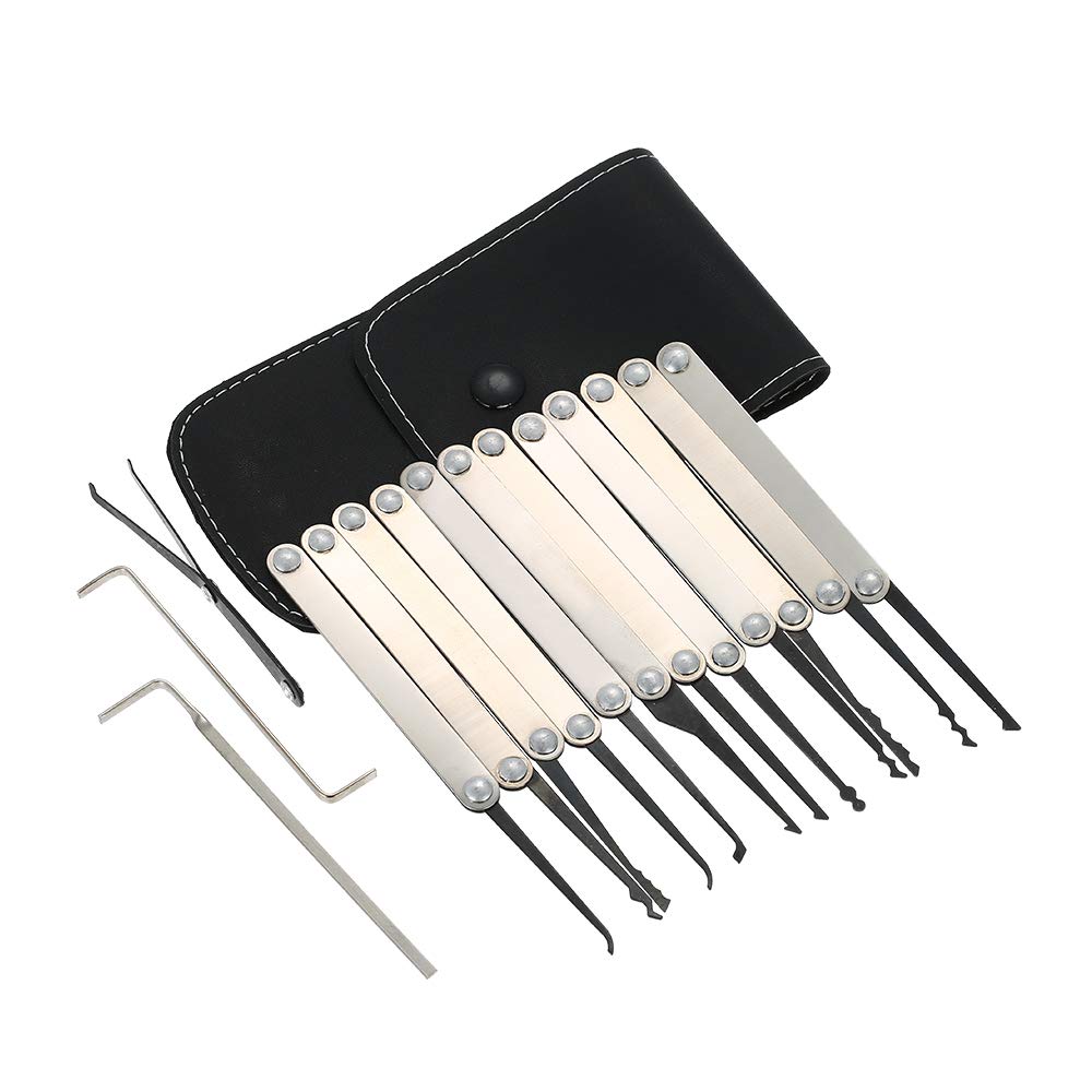 Set De Ganzúas Portátil Plegable – Herramientas De Acero Inoxidable Para Principiantes Y Profesionales