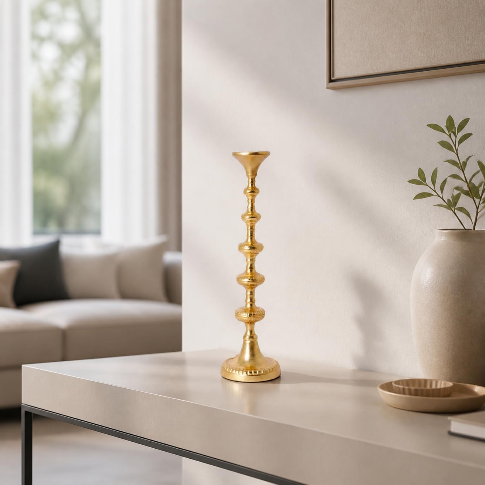 Candelabro in Alluminio Scultoreo