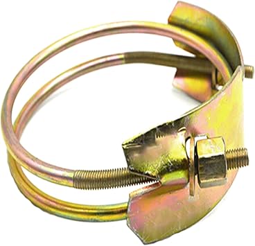 4pcs 2inch Hose Clamps Heavy Duty Hose clamp double steel wire water pipe clamp