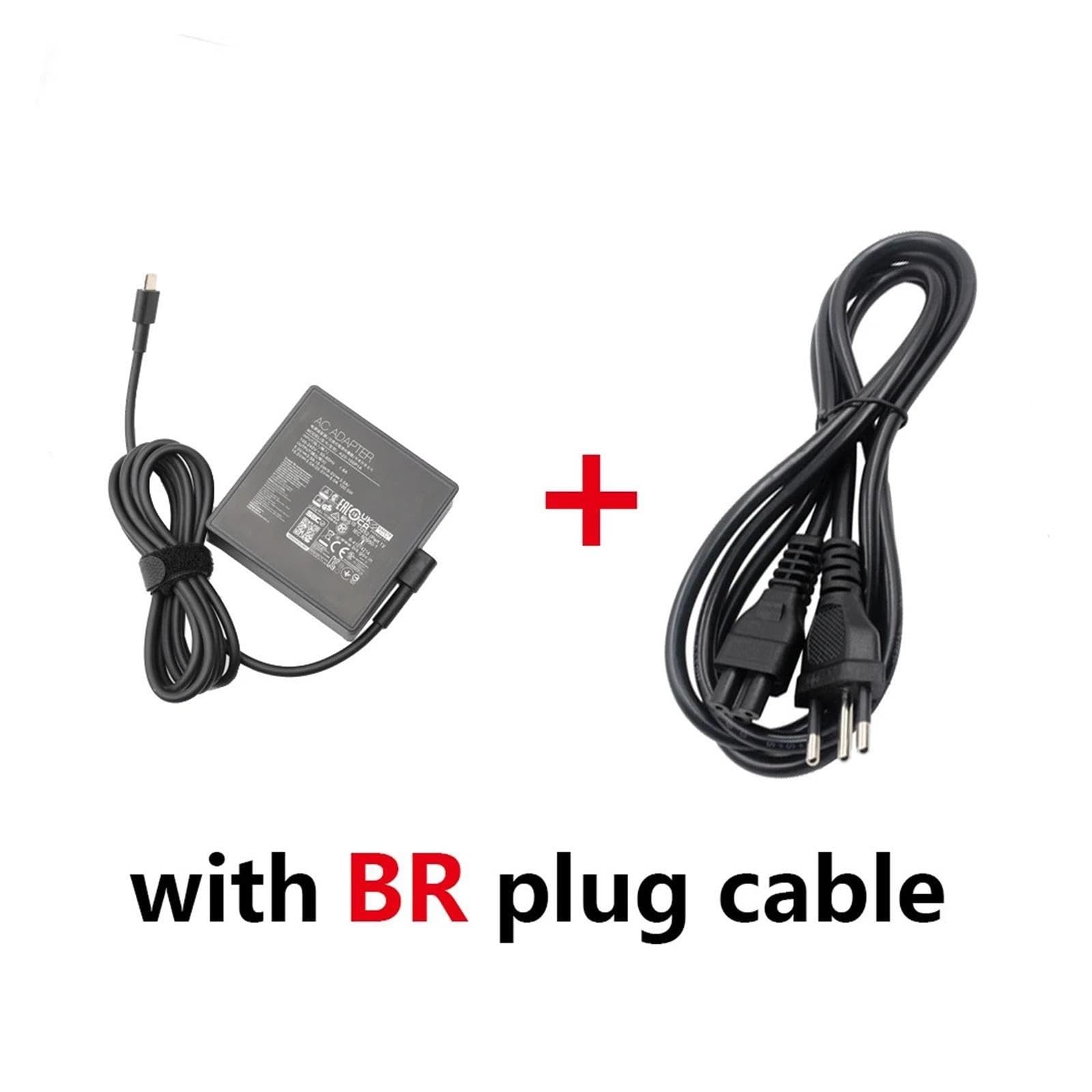 Cargador De Vuelta A20-100P1A, Compatible con ASUS,ROG Zephyrus 100W 20V 5A Adaptador Tipo C GV301QH G533QM GA401QE GA401QM GA503QM GA551QS GX703H(with BR Plug)