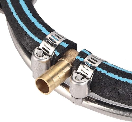 Miniatura 5 de TOPINCN Anillo difusor de burbujas de aire redondo para acuario, estanque de peces, oxigenación, burbujeador, aireador de piedra de burbujas, disco