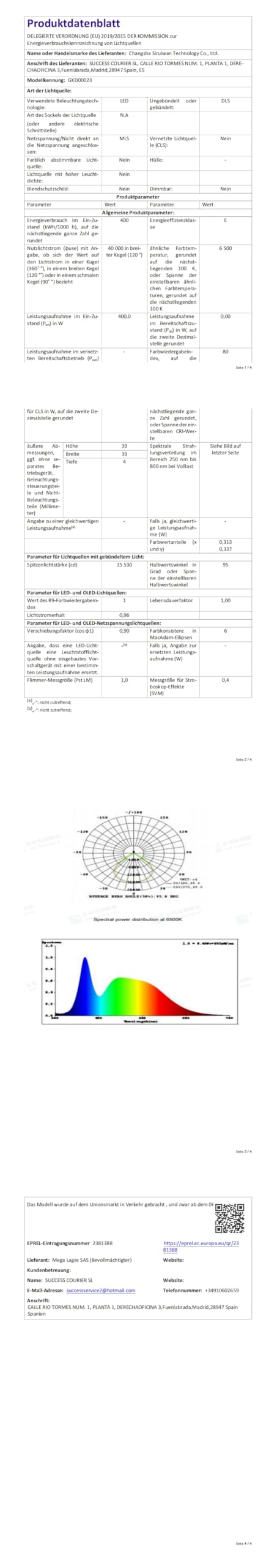 400W Naves Industriales LED, 6500K UFO Lámpara de Alta Bahía con cadena, IP65 resistente Foco de Techo Industrial, Iluminación Comercial para fábricas, garajes y almacenes