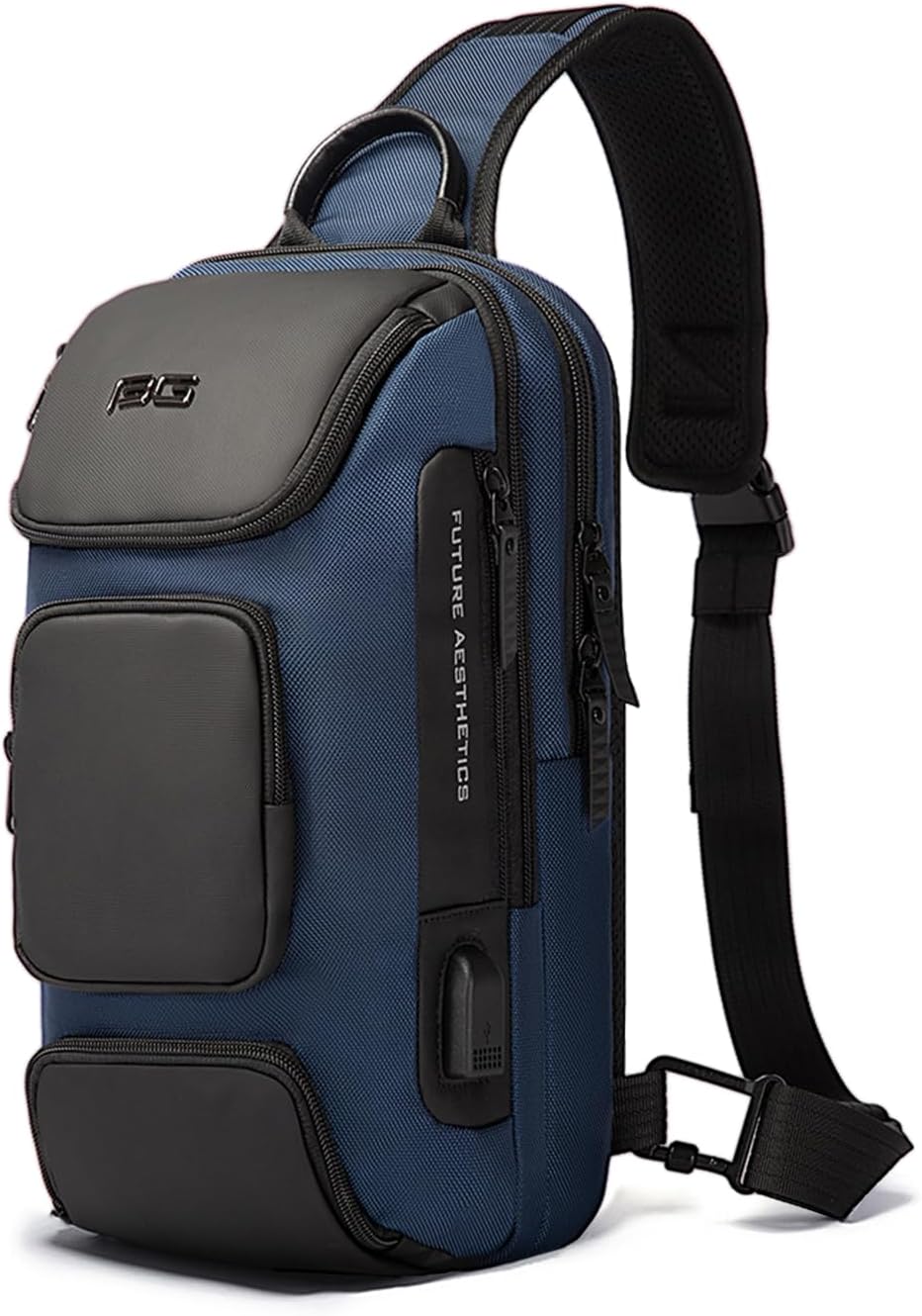 Amazon.com | iubest Sling Bag for Men Casual Daypacks with USB Charge ...