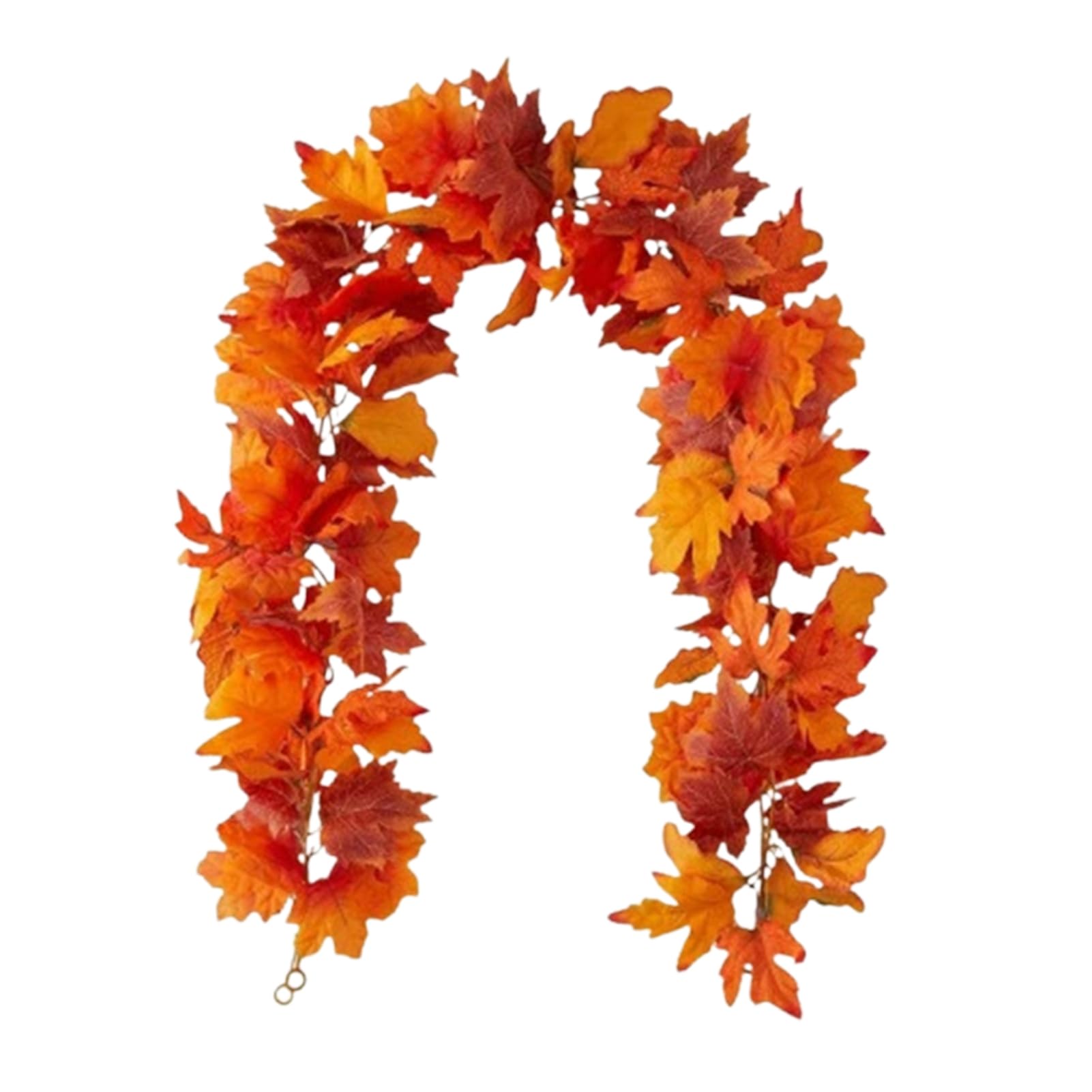 Worparsen 170Cm Fall Maple Leaf Garland, Fall Leaves Garland Artificial Hanging Vine Decor For Autumn Thanksgiving Decorations Indoor Outdoor Mantle Fireplace Wedding Partym D