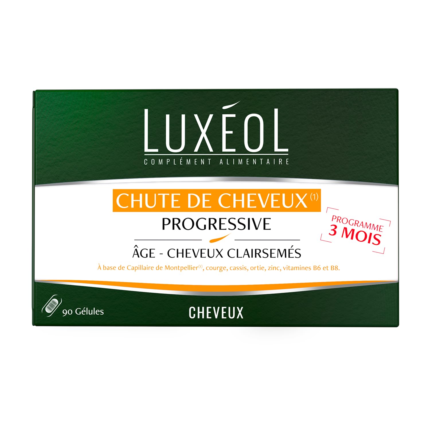 Chute de cheveux Progressive 3 mois