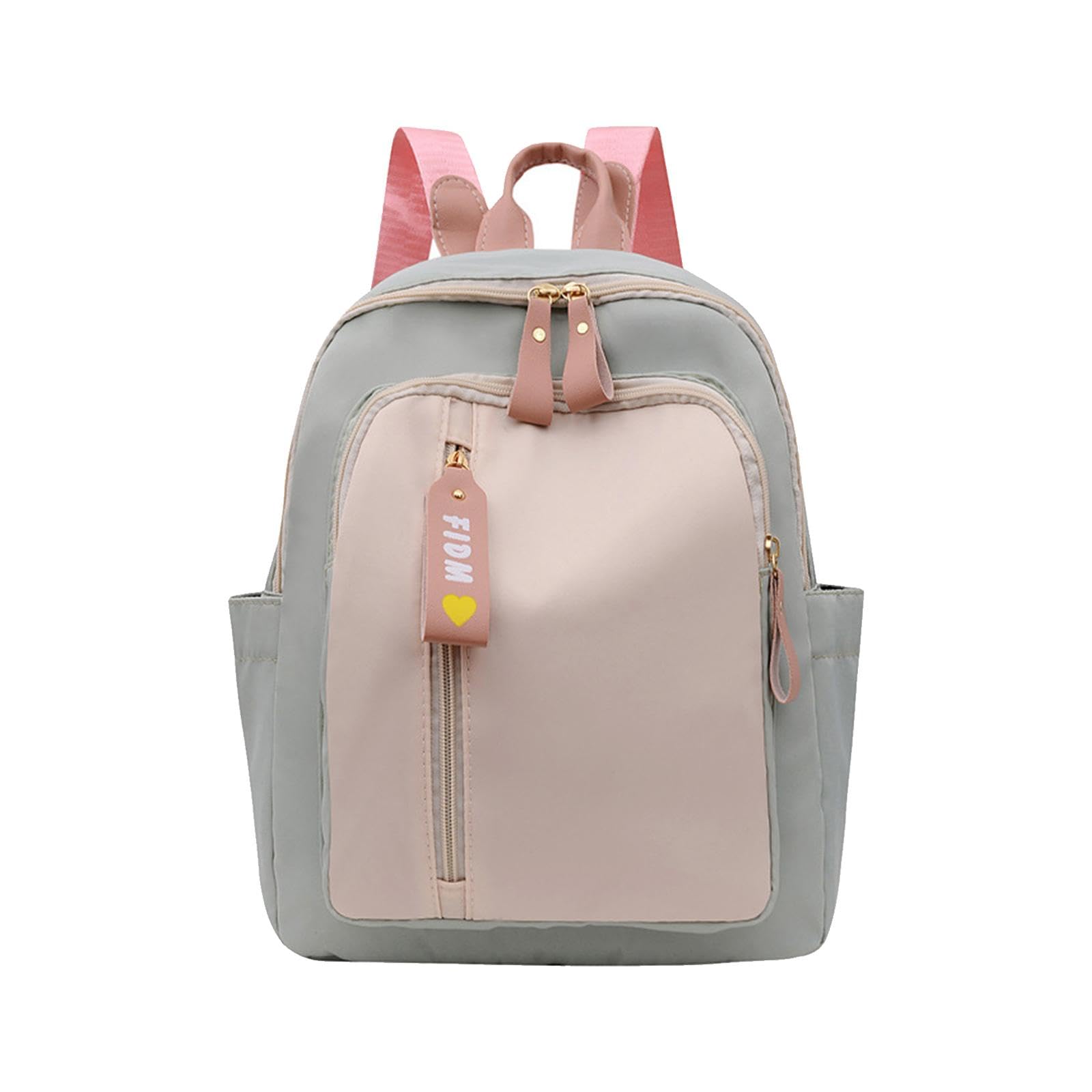 ™ Fashion Backpack Teen Girls Nylon Rucksack for Trips Shopping Indoor Outdoor Gray-image-29