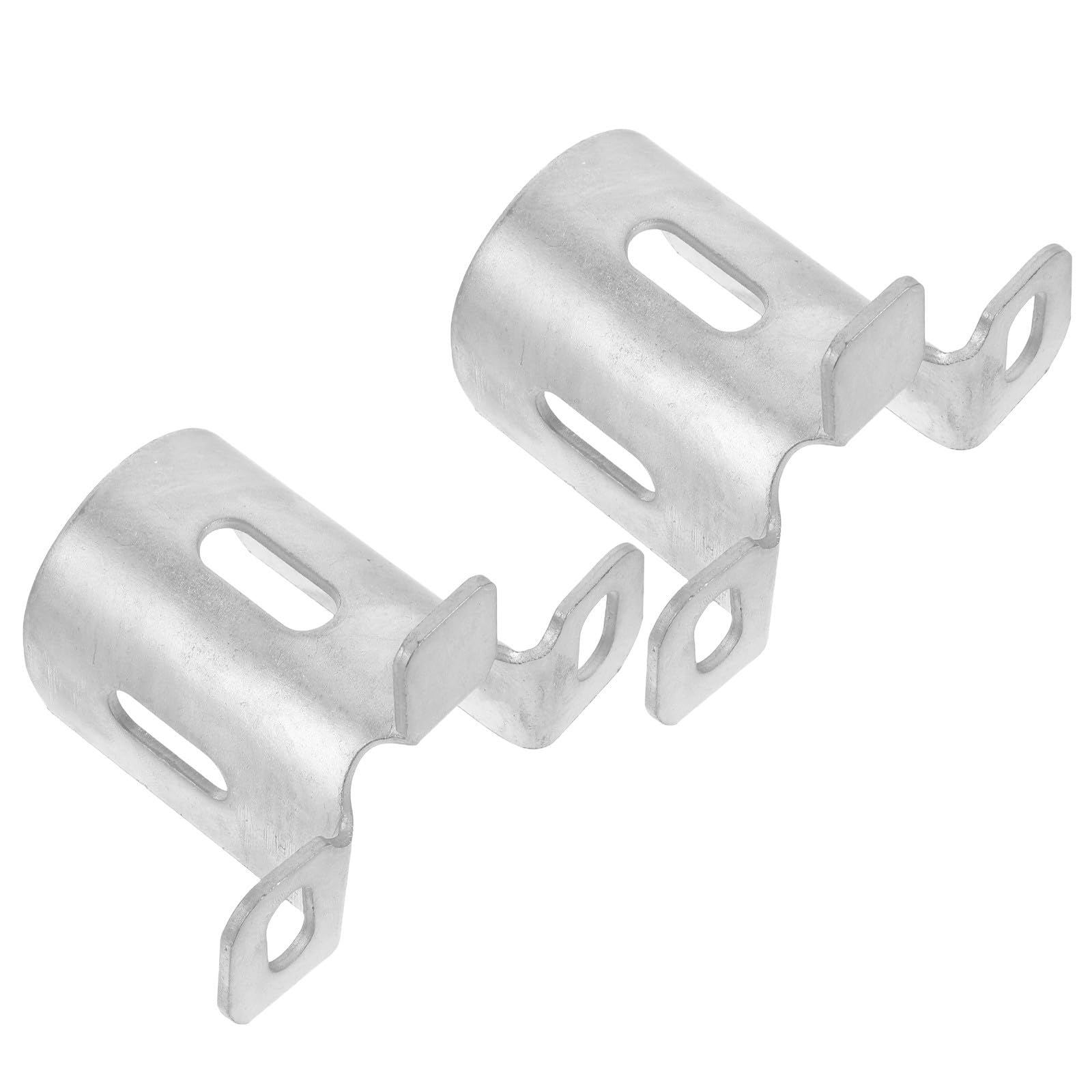Soportes de hierro galvanizado de fácil instalación para puertas de tiendas