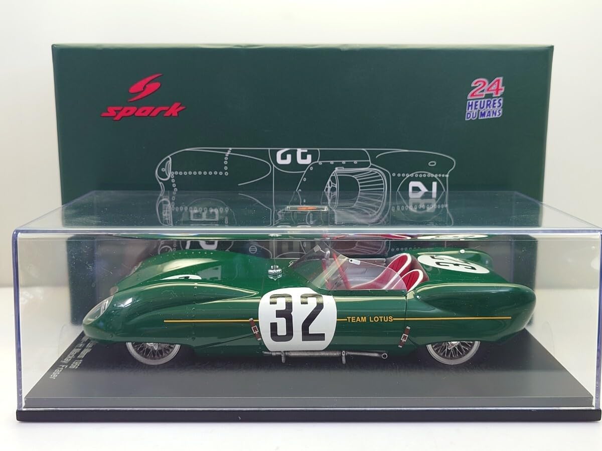 Amazon | スパークモデル 1/18 ロータス XI ルマン 1956#32 グリーン