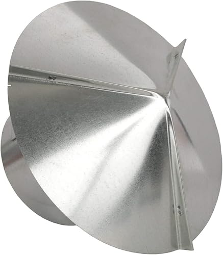 Miniatura 9 de Tapa de chimenea con pantalla (8 pulgadas), color plateado