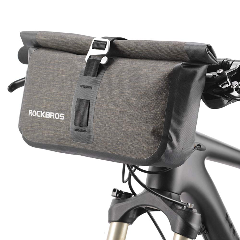 AKT Torba rowerowa Super Big Capacity wodoszczelna przednia rura rowerowa MTB torba na kierownicę ramę, torba bagażnikowa, akcesoria rowerowe, 5 l