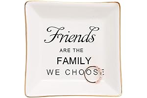 HOME SMILE Ceramic Ring Dish Jewelry Tray for Friends