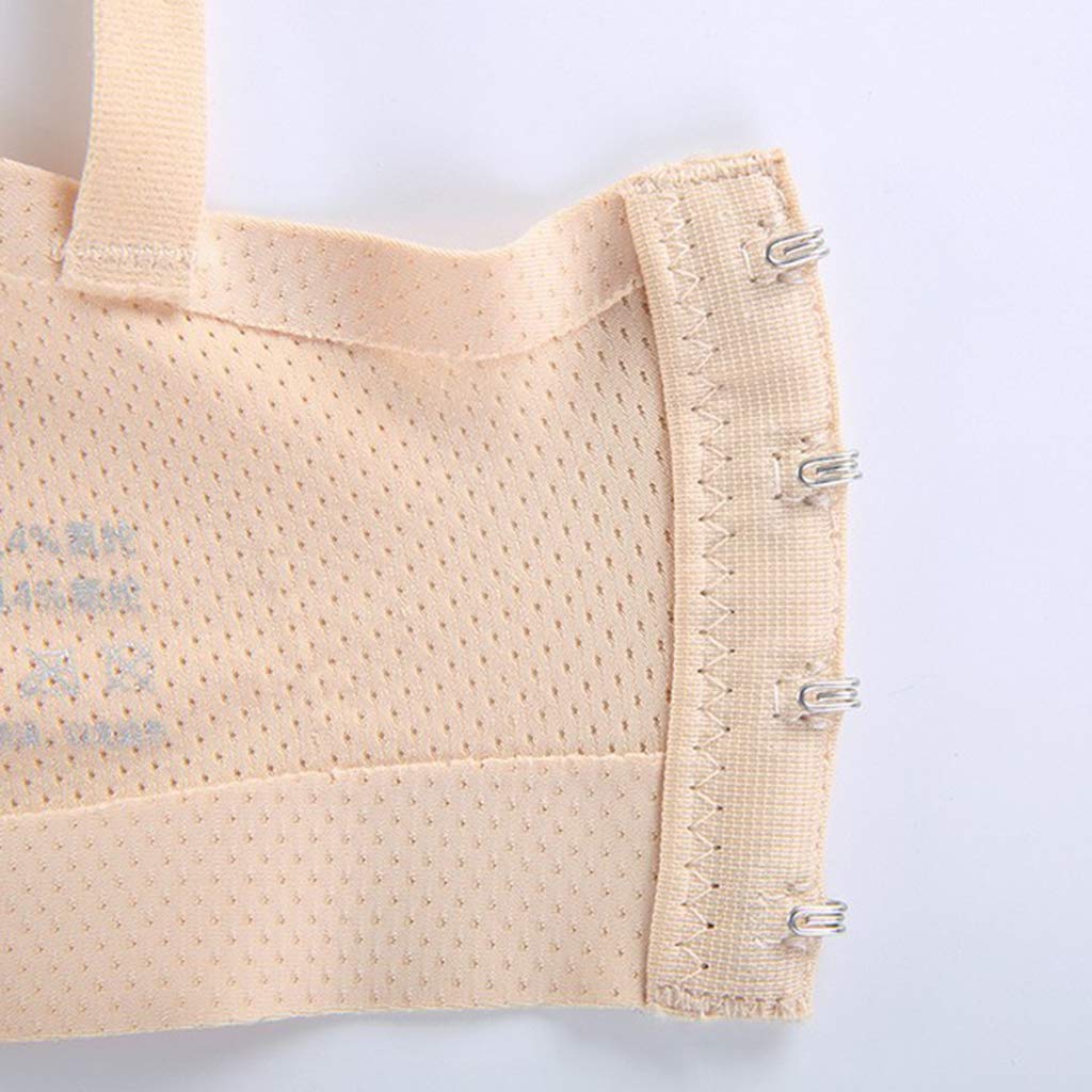 Brustprothese BH mit Integrierter Tasche Fake Brust Oberteil Verstellbarer Rückenverschluss Komfortable Passform für Crossgender