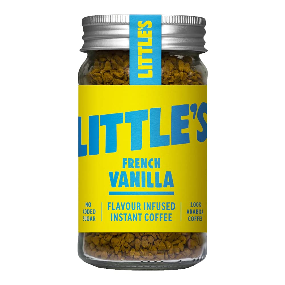 Little's Caffè istantaneo infuso alla vaniglia francese, 50 g, confezione da 12