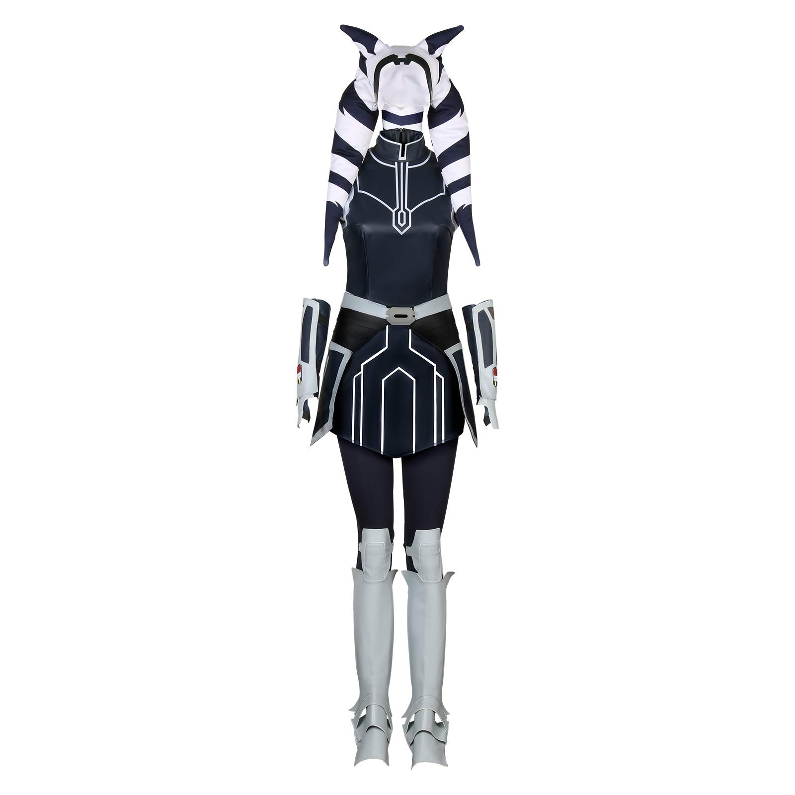 Buy LOADREAM Ahsoka Tano Costume for Adult Women with Tano Headpiece