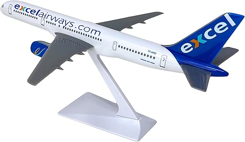 Miniatura 2 de Flight Miniatures Excel Airways 757-200 Escala 1:200 - Modelo de avión de plástico a presión - Réplica coleccionable de aviones Excel Airways -