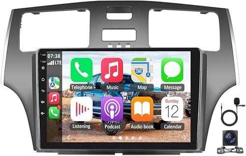 EWLSAC Android 12.0 doble DIN reproductor de radio estéreo para Lexus ES300 ES330 2001-2006 9 pulgadas HD pantalla táctil receptor de audio para disponible en Yaxa Colombia