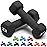 Portzon Weights Dumbbells 10 Colors Options Compatible with Set of 2 Neoprene Dumbbells Set,1-15 LB, Anti-Slip, Anti-roll, Hex Shape