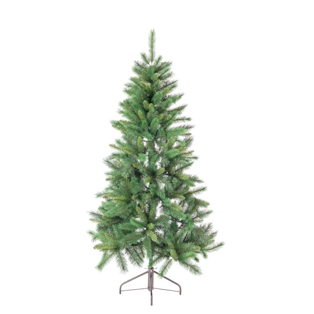 LOLAhome Medio árbol de Navidad Artificial de Pared Mixto ignífugo