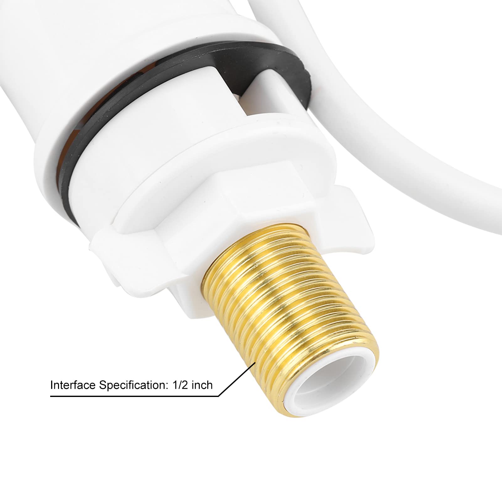 Rubinetto dello scaldacqua istantaneo, rubinetto dell'acqua calda elettrico istantaneo, rubinetto elettrico istantaneo, con display della temperatura + soffione doccia 220V(220V)