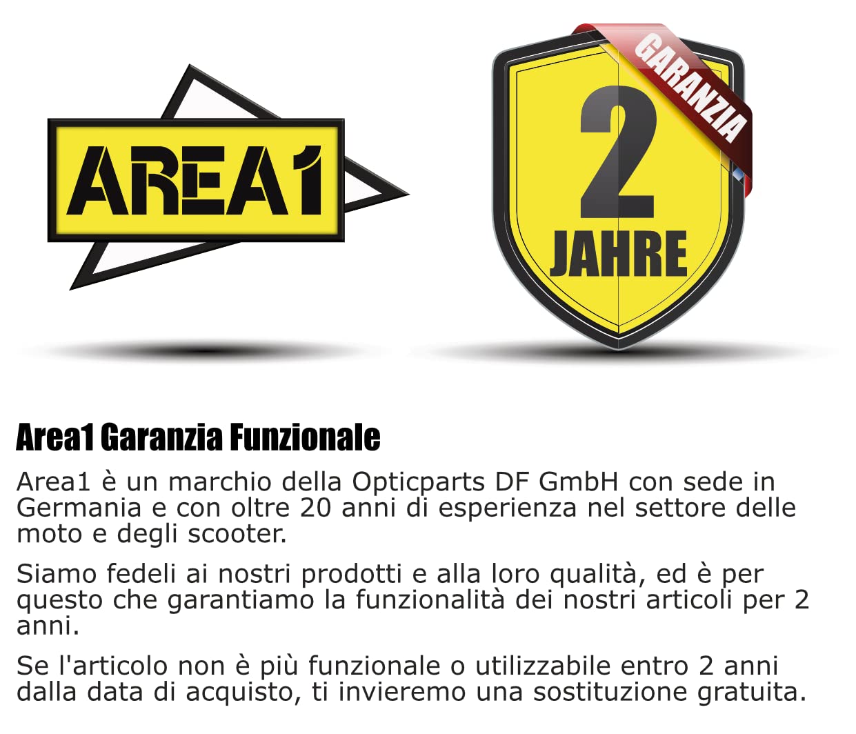 Area11 Specchietti Retrovisori Universali Omologati Per Scooter E Moto - 2 Pezzi Con Adattatori M8 (Destro E Sinistro) Per Sym, Niu, KSR - 2
