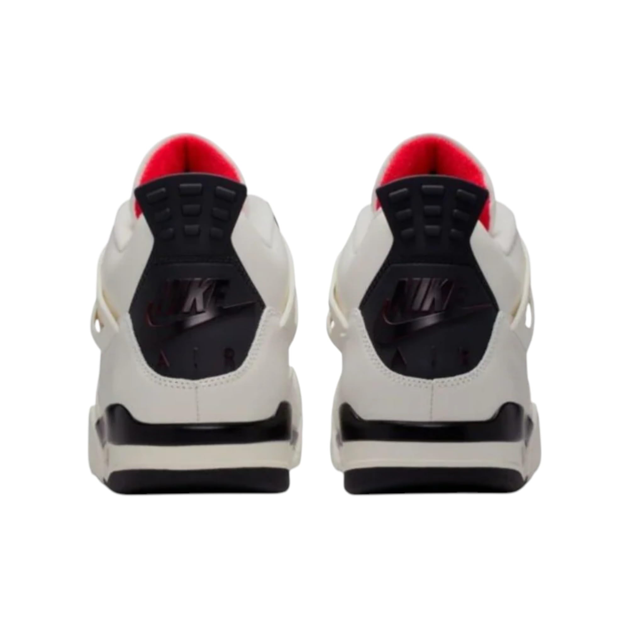Air Jordan 4 Retro Flight Club - Zapatos para hombre (vela/rojo universitario/negro)