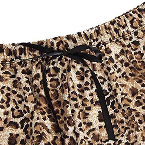 Sexy Underwear Shorts Pajama Girls Set Fashion And Leopard Cute Lace Print Women Pretty Sleepwear For Women #TOP2