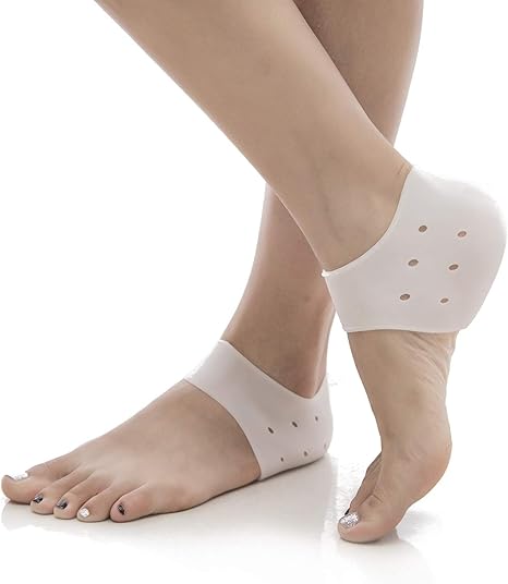 Amazon Co Jp 足底皮膚炎のための保湿靴下 骨拍車のヒールプロテクターとヒール拍車の痛みの救済 ひびの入った足のスキンケアのため 即座にかかとの痛みと圧力を和らげる Color 5 Pairs ドラッグストア