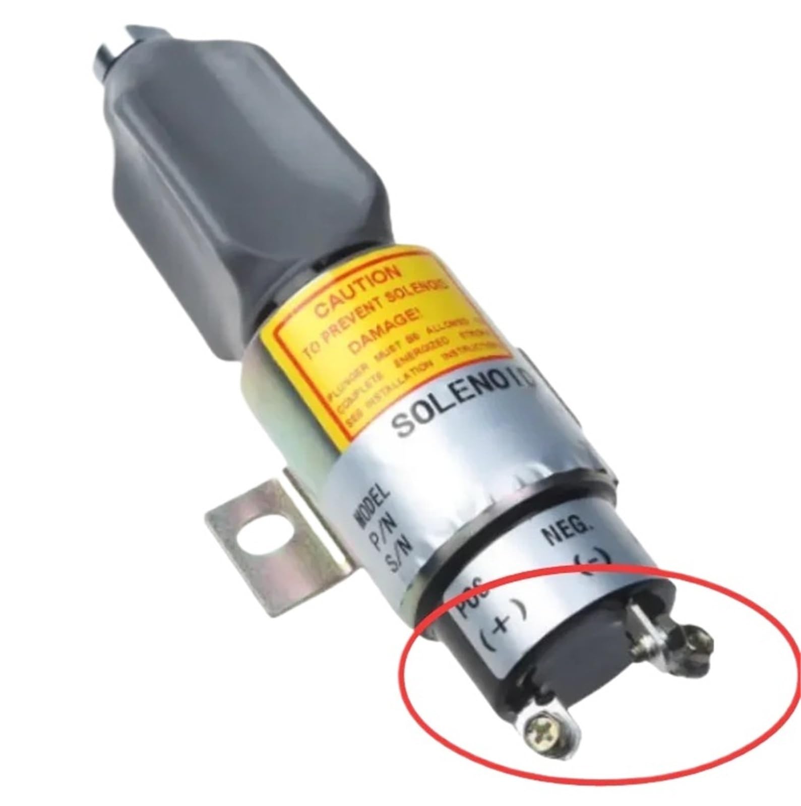 Électrovanne 24V SA-3933-24 de coupure de carburant pour moteur diesel de camion