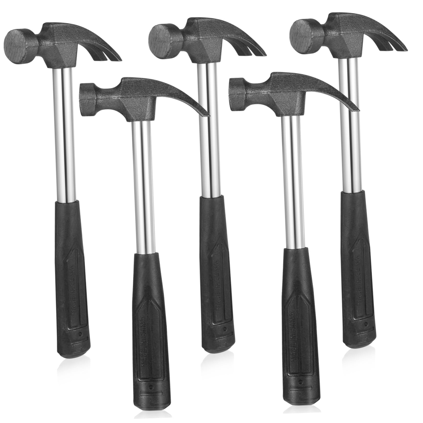 GALPADA 5piezas Martillo De Garra Pequeño Mango Antideslizante Cabeza Metálica Duradera Mini Para Bricolaje y Mantenimiento Doméstico