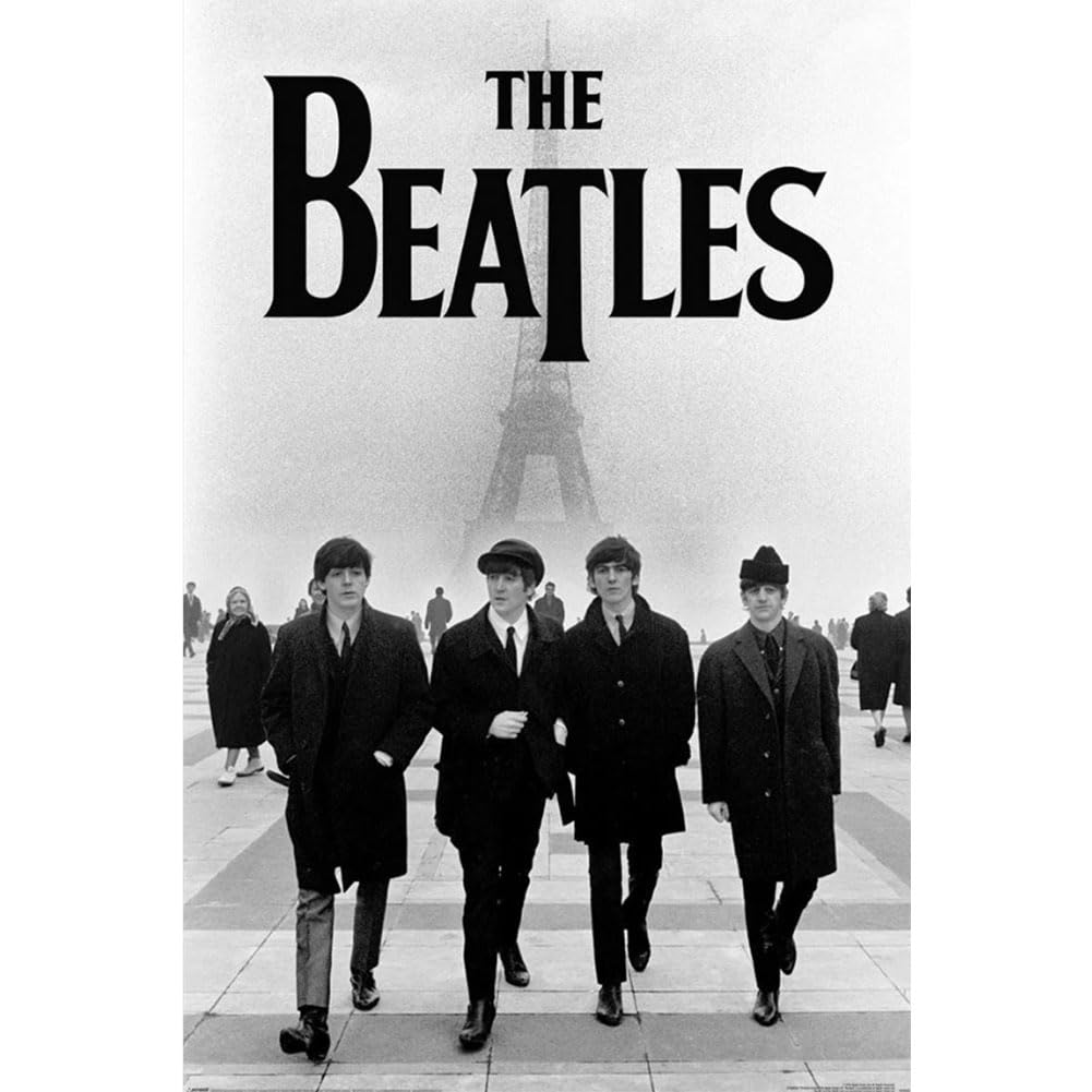 The Beatles Large Poster 61x91.5 cm | 24x36 inch New sealed Eiffel Tower