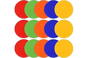 Spot Markers Non Slip 9 Inch Agility Floor Dots Rubber Mats for...