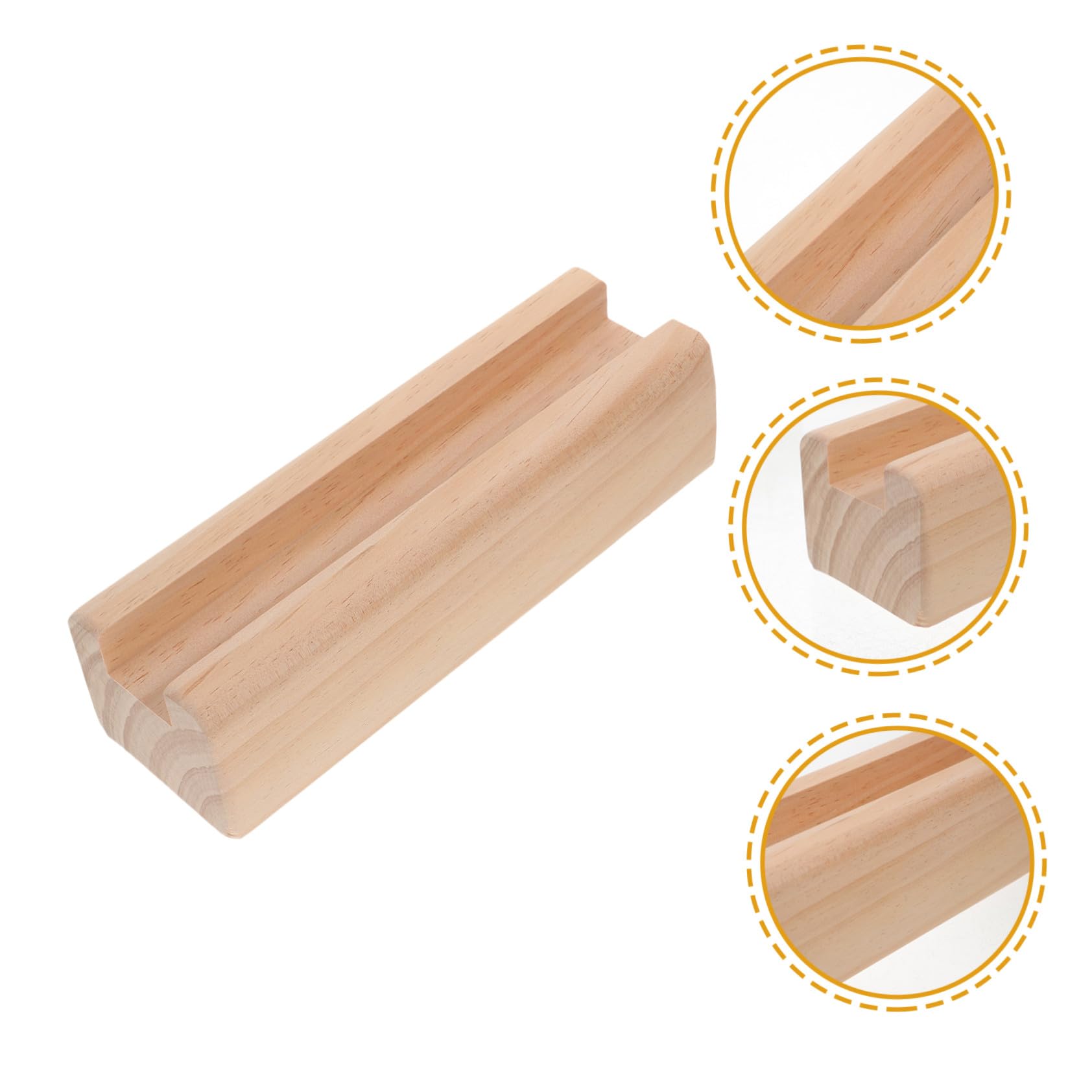 Base de Espejo de Piso y Fácil de Antideslizante para Casas y Restaurantes de Madera Soporte Simple y Elegante para Espejo de Cuerpo Completo