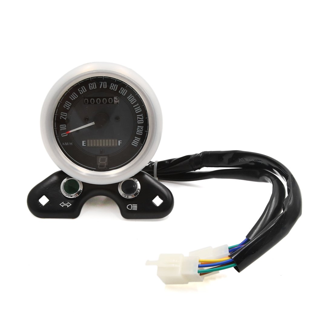0-140Km/h Odometer Tachometer Speedometer Gauge w USE Charger for CG125 (id: e77 39e 56d 4d3 aaa