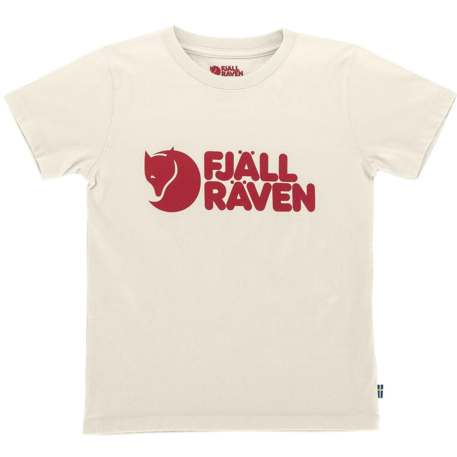 Fjällräven Dziecięcy T-shirt z logo, Chalk White, 146