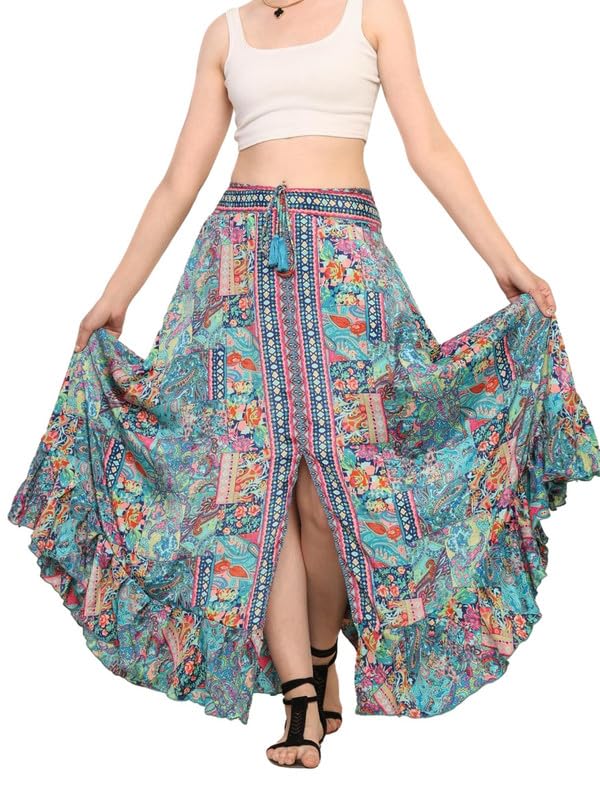 ke kanhaexports KE Kanha Exports Skirt for Woman | Women Skirts | Skirt Perfect for Beach | Summer top | Boho | Short & Long Skirt | Stylish Lehenga Type-picture-16