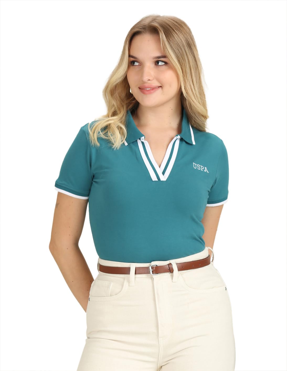 u.s. polo assn. Women's Cotton Slim Fit T-Shirt-picture-30