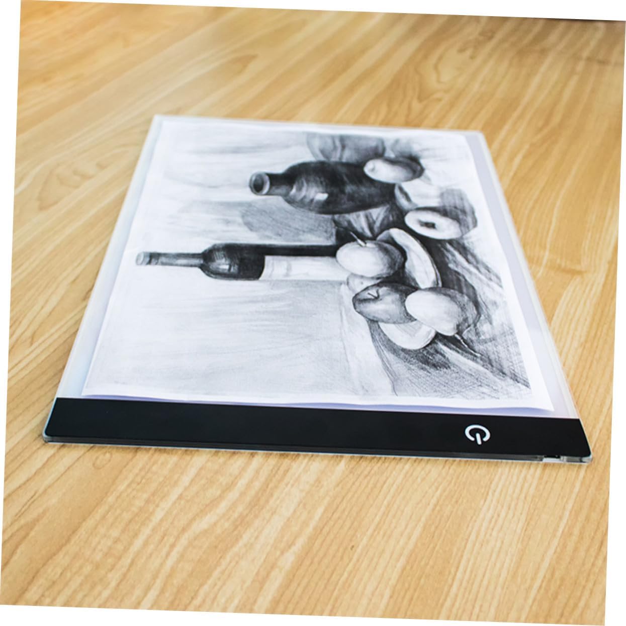 COOLHIYA LED Copy Board Ultra-Thin Portable USB Powered Light Pad Level Brightness LED Tracing Board for Artists Drawing and Sketching