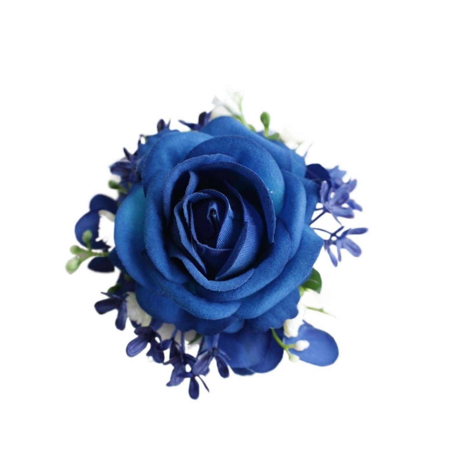 GHHZML Boutonniere Wrist Corsage Wristlet Band Bracelet and Men Boutonniere for Wedding Artificial Flower Prom Decorations
