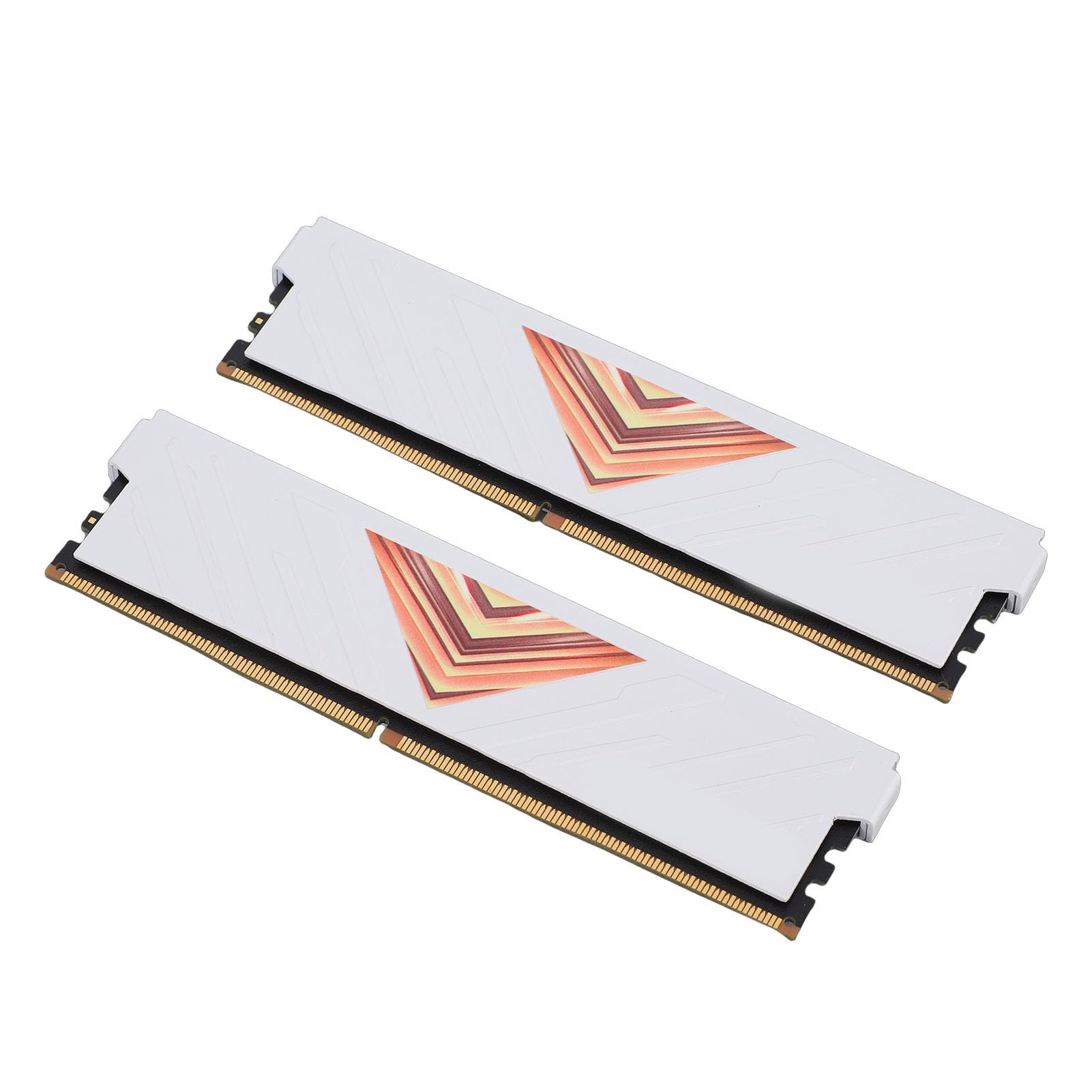 DDR4 RAM 8 GB 3600 MHz Moduł Pamięci Stacjonarnej z Rozpraszaniem Ciepła na Komputer do Gier Stop Aluminium 2 szt. (WHITE)