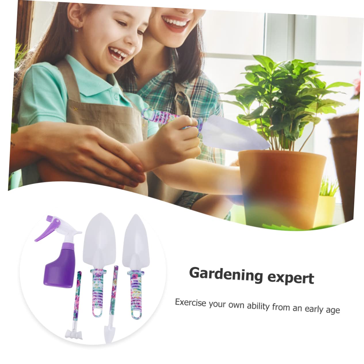 HEMOTON 10pièces Outils De Jardinage avec Râteau Cisaille Pelle Kit De Jardinage Robuste pour Travaux De Et Soulevage De Plantes
