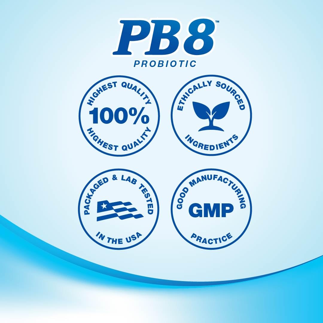 PB8 Probiotic | 14 Billion CFU | 120 Capsules | 8 Strains — Amazon image 5